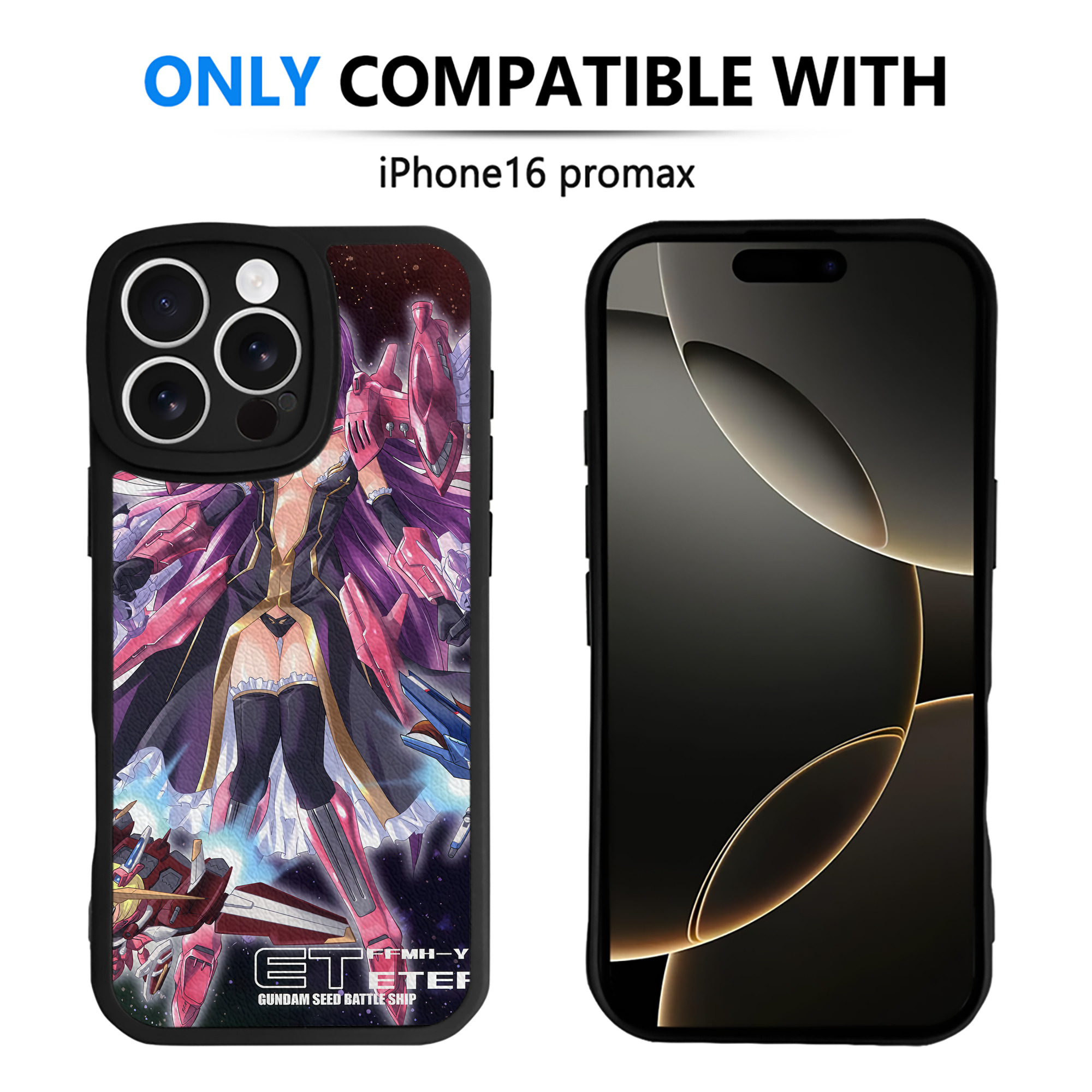 （画像用） 機動戦士ガンダム Mobile Suit Gundam 【iPhone 16シリーズ対応】シリコンスマホケース（レザー調） 材質：シリコン